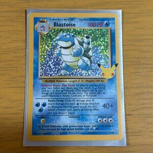 Pokémon Blastoise Card - Celebrations Classic Collection - #2/25 - Holo Rare